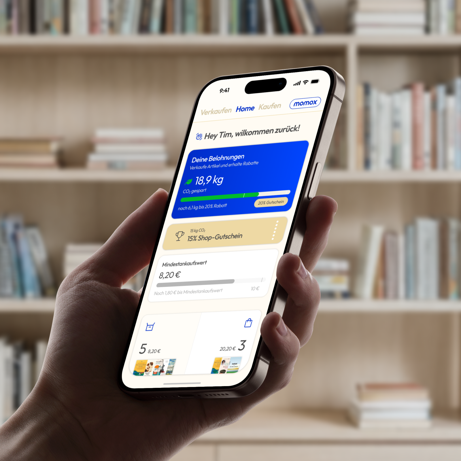 Momox Redesign Project